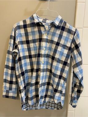 GAP Plaid Button-Down Shirt / Size 10 / VGUC